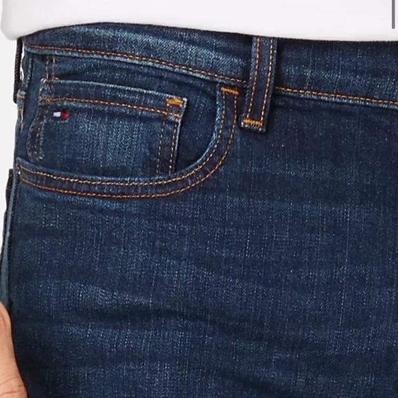 Tommy Hilfiger Denim Men's Straight-Fit Stretch Jeans Size 29*30 - Picture 4 of 12